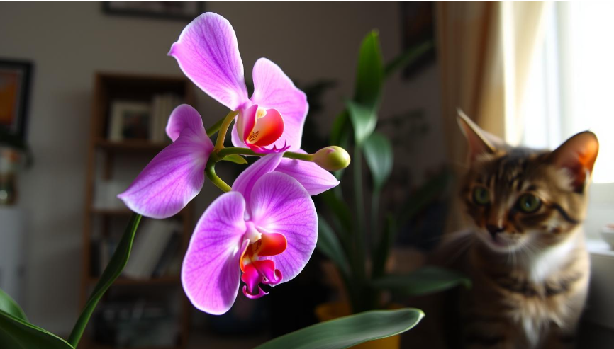 are orchids poisonous to cats