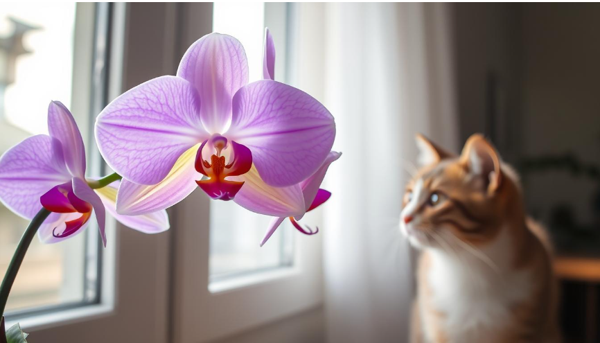 are orchids poisonous to cats