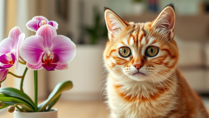 are orchids poisonous to cats