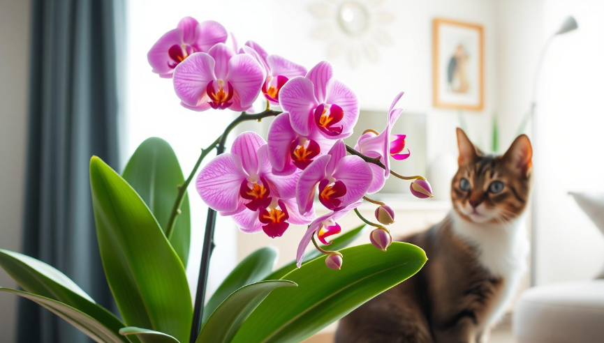 are orchids poisonous to cats